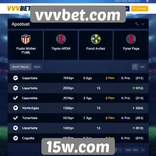 Exploração das funcionalidades de apostas do vvvbet.com